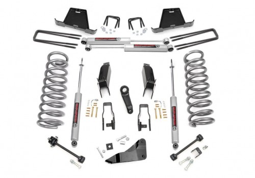 Rough Country 5 Inch Lift Kit, Dodge 2500, Ram 3500 4WD (2003-2007)