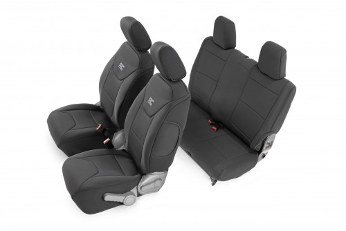 Seat Covers Front and Rear | 4WD Jeep Wrangler JK  2-Door (2007-2010) 91005