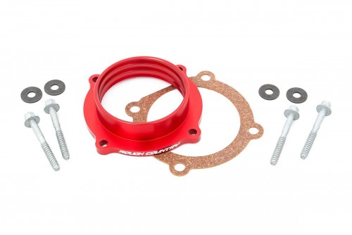 Rough Country 3.6L Throttle Body Spacer Kit, Jeep Gladiator JT, Wrangler JK, Wrangler Unlimited 4WD