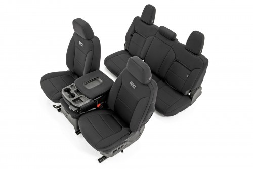 Rough Country Seat Covers, Chevy/GMC Sierra 1500 (19-25), Silverado 1500 (19-25)