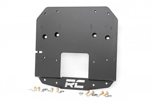 Rough Country Tire Carrier Relocation Plate, Jeep Wrangler JL (21-24), Wrangler Unlimited (18-25)