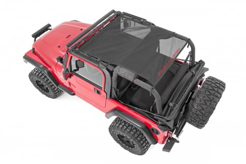 Rough Country Mesh Bikini Top Plus, Jeep Wrangler TJ (97-06), Wrangler YJ (92-95)