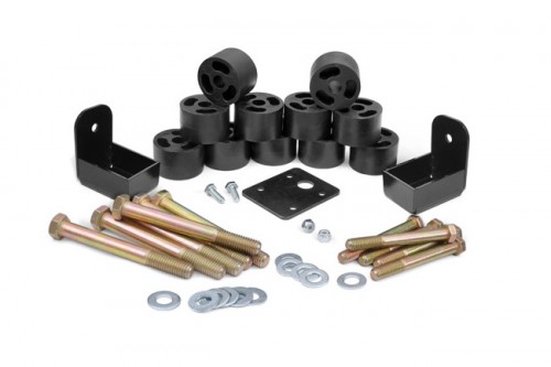Rough Country 1.25 Inch Body Lift Kit, Jeep Wrangler TJ (97-06), Wrangler Unlimited (04-06)