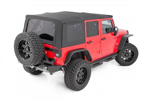 Rough Country Soft Top, 2-Door, Jeep Wrangler JK (10-18)