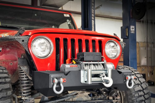 Front Stubby Winch Bumper Jeep Wrangler TJ (97-06)/Wrangler Unlimited (04-06) 1012