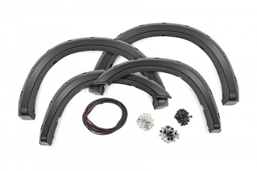 Rough Country Pocket Fender Flares, Ram 2500, 3500 2WD, 4WD (2019-2024)
