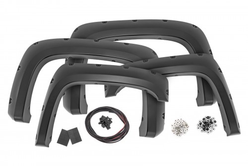 Rough Country Pocket Fender Flares, Chevy Silverado 1500, 2500HD, 3500HD (07-14)