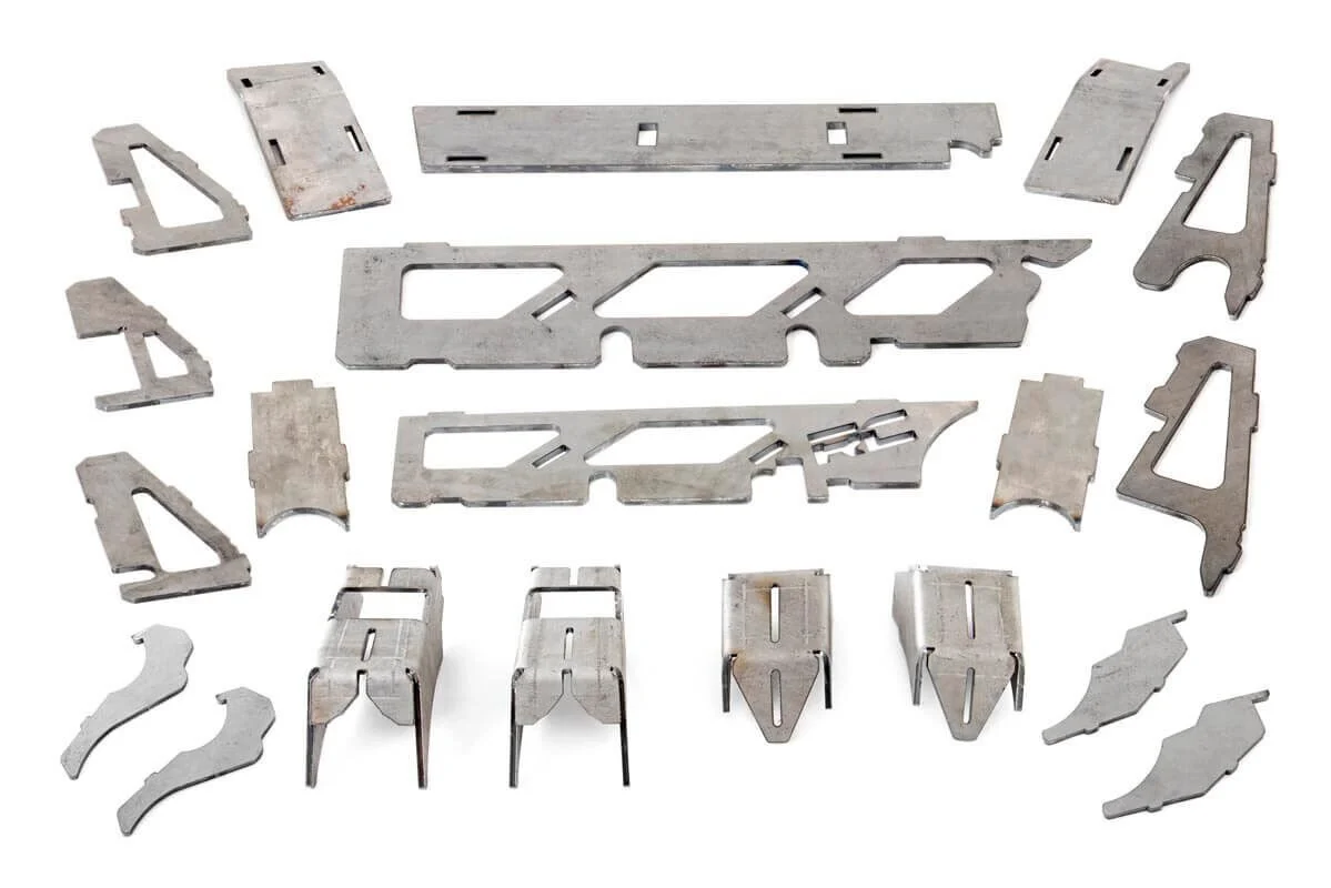 Rough Country Axle Truss and C-Gusset, Combo, Dana 30, Jeep Wrangler JK, Wrangler Unlimited (07-18)