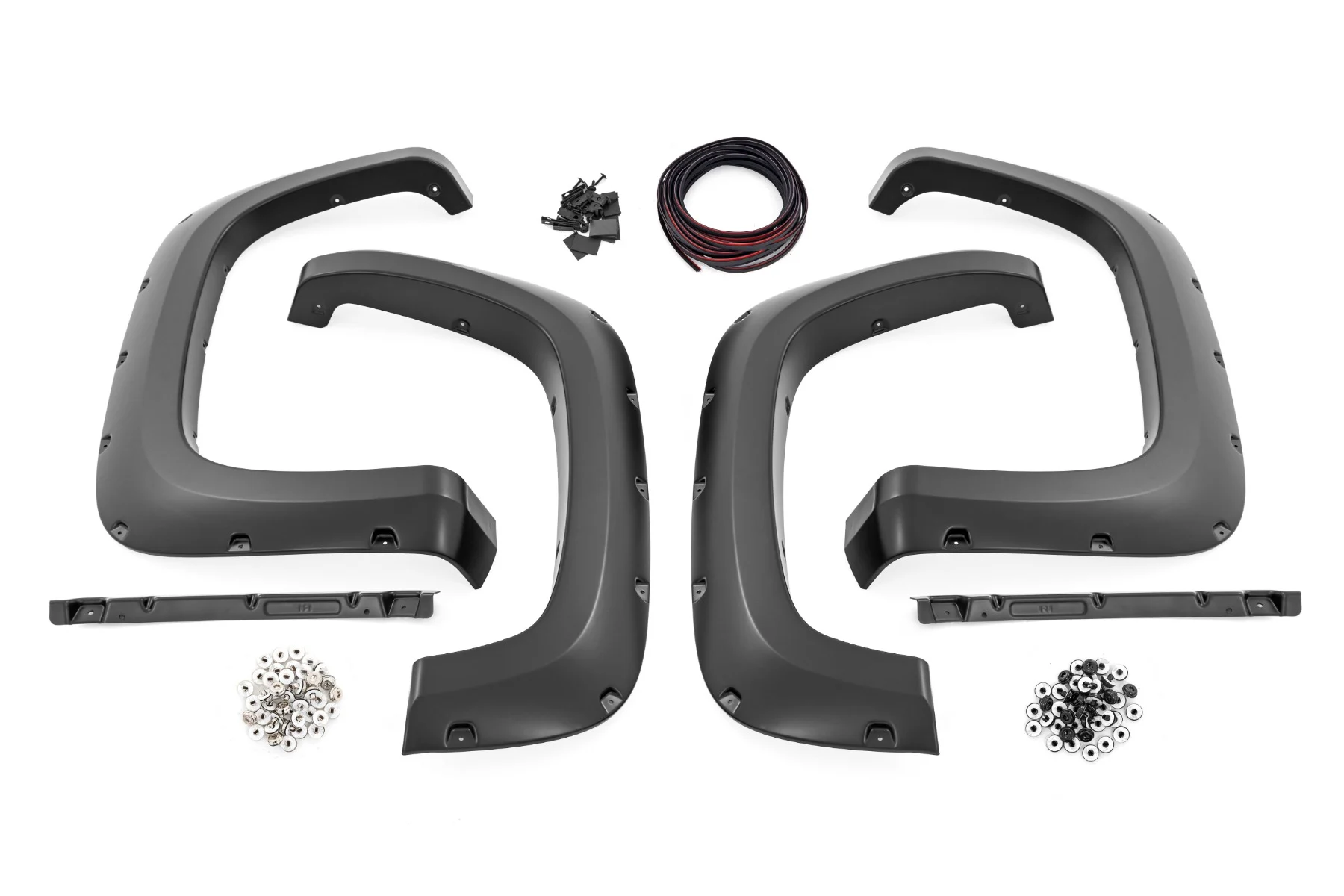 Rough Country Pocket Fender Flares, Chevy Silverado 2500 HD, 3500 HD 2WD, 4WD (2020-2025)