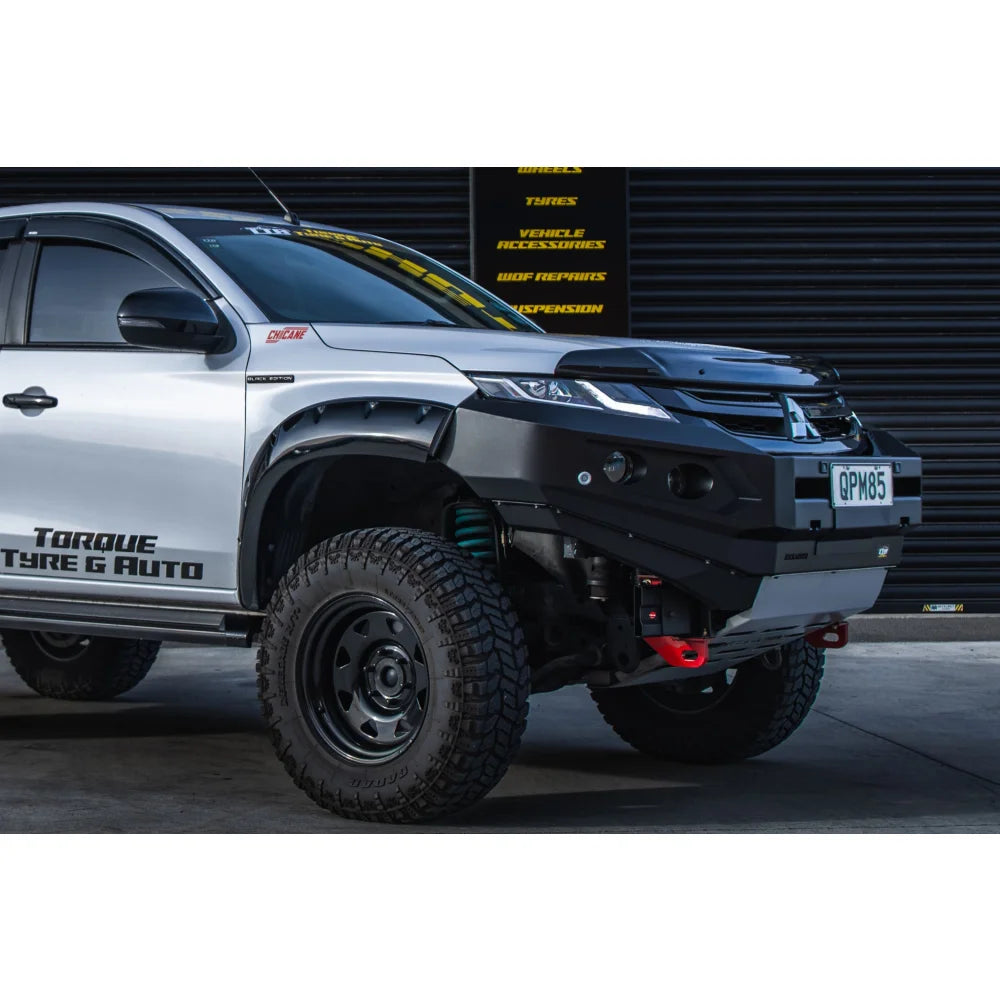 Rockarmor Gt Steel Hoopless Bullbar - Mitsubishi Triton Mr (Full Bar Replacement)