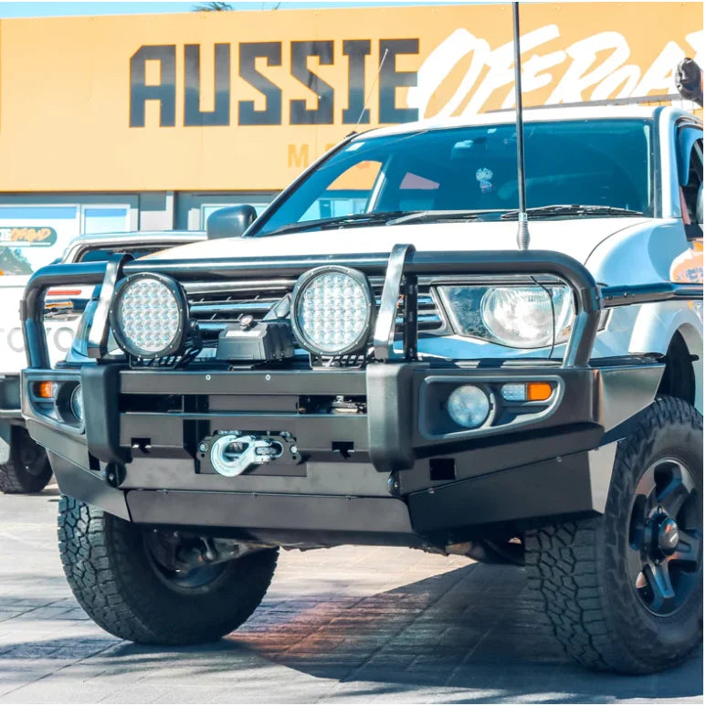 Rockarmor Premium Steel Bullbar To Suit Mitsubishi Triton Mn/Ml 2006-2015 (Bumper Cut)