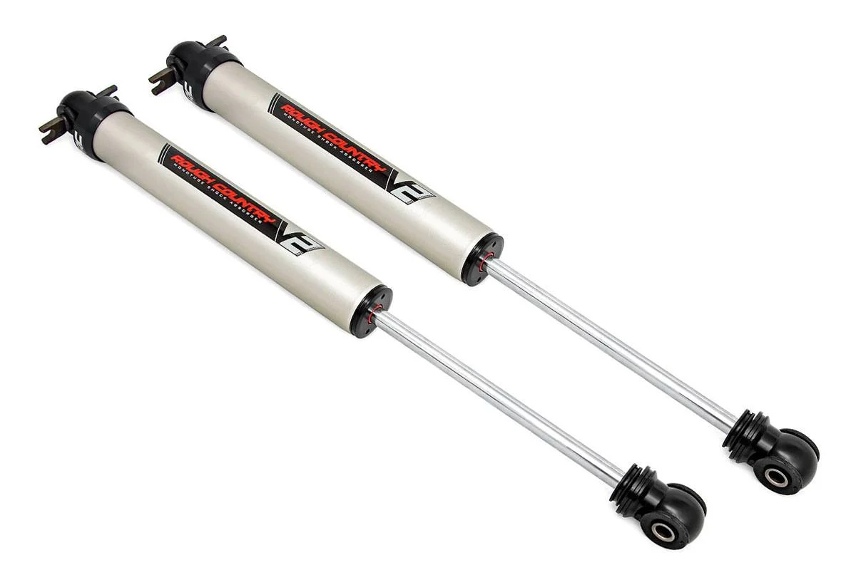 Rough Country V2 Rear Shocks, 0-3