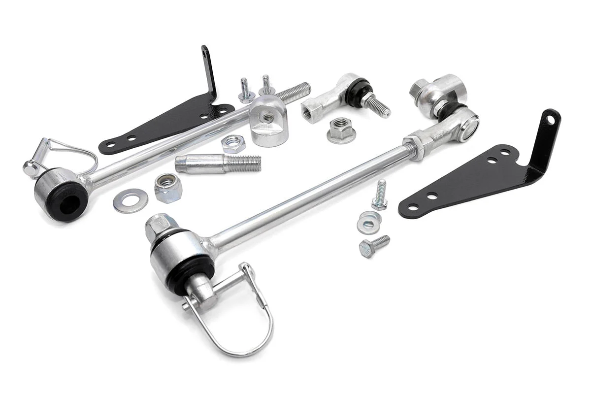 Rough Country Quick Disconnect Sway Links 2.5 Inch Lift, Jeep Wrangler TJ (97-06), Wrangler Unlimited (04-06)